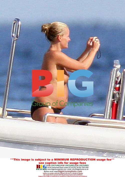 Kate Moss Topless in Mediterranean