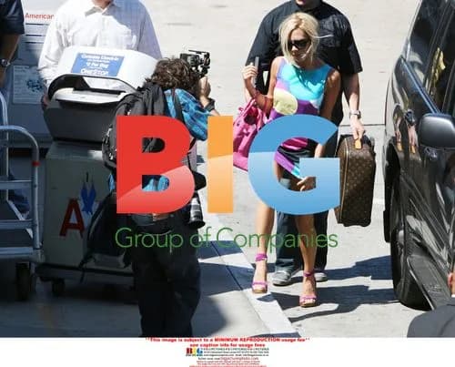 Victoria "Posh Spice" Beckham at LAX