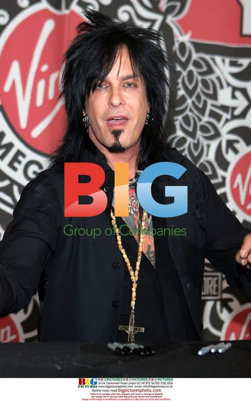 Nikki Sixx Book Signing in Times Square