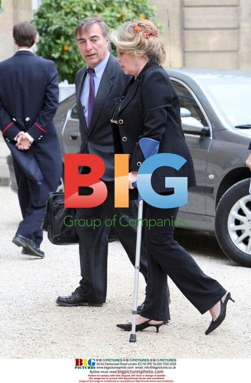 Brigitte Bardot Meets French PM Francois Fillon