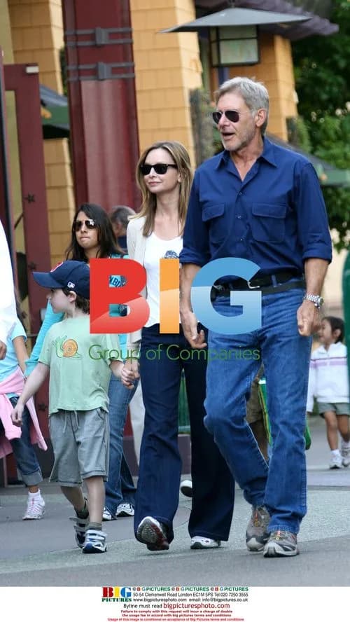 Harrison Ford and Calista Flockhart at Disneyland