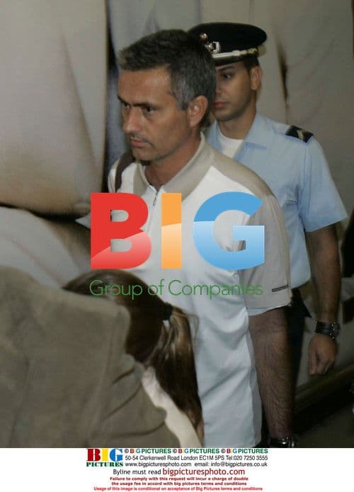 Jose Mourinho with Family at Lisbon Airport