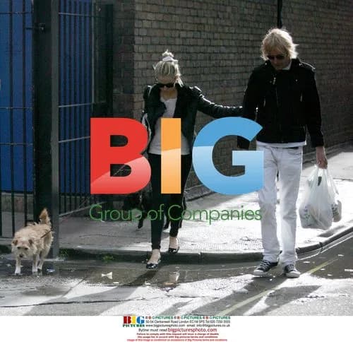Sienna Miller and Rhys Ifans Walking Dogs