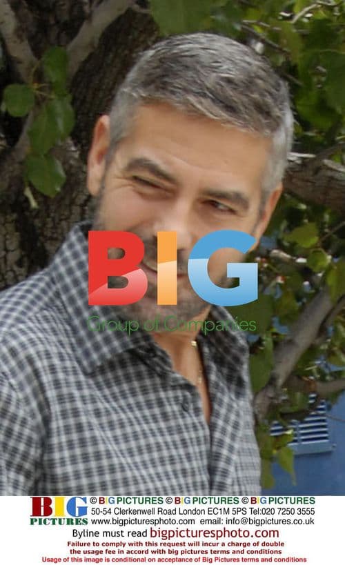 George Clooney on 'Burn After Reading' set