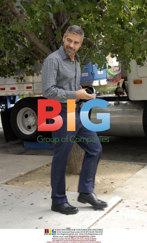 George Clooney on 'Burn After Reading' Set