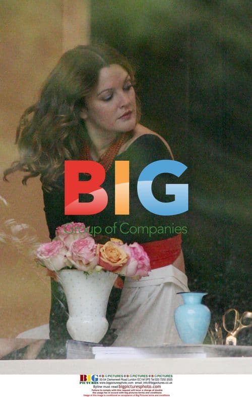 Drew Barrymore Photoshoot in LA Office