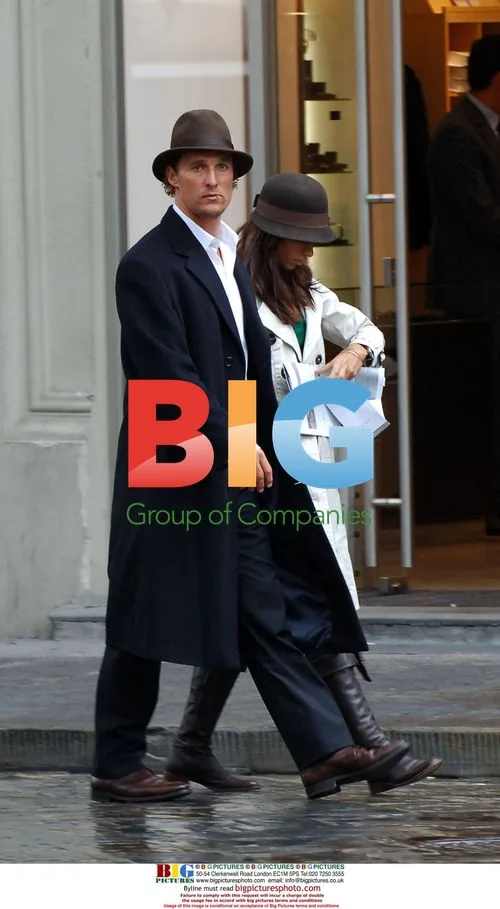 Matthew McConaughey and Camila Alves in Italy