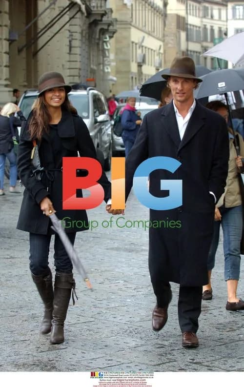 Matthew McConaughey and Camila Alves in Italy