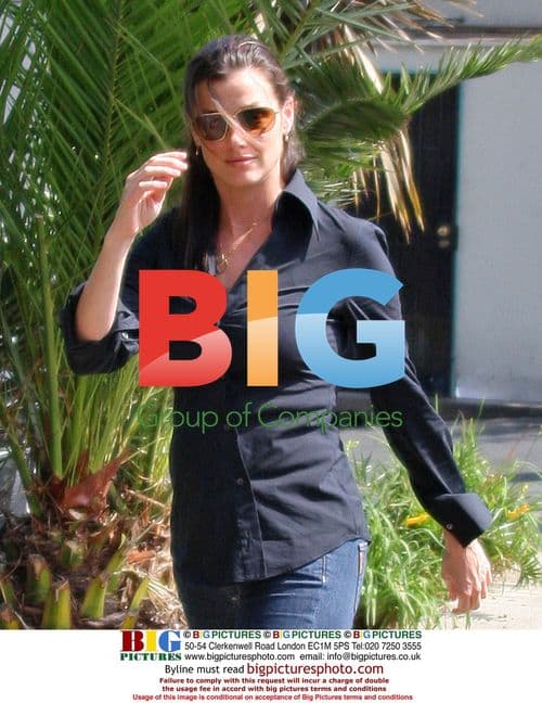 Bridget Moynahan gets help from Hunky Helper