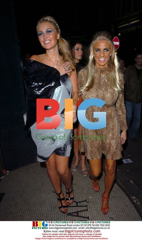 Alex Curran and Katie Price Partying