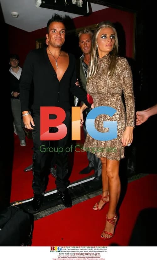Katie Price & Peter Andre at Makeup Artist Party