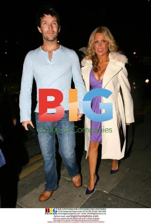 Melinda Messenger and Husband at Party