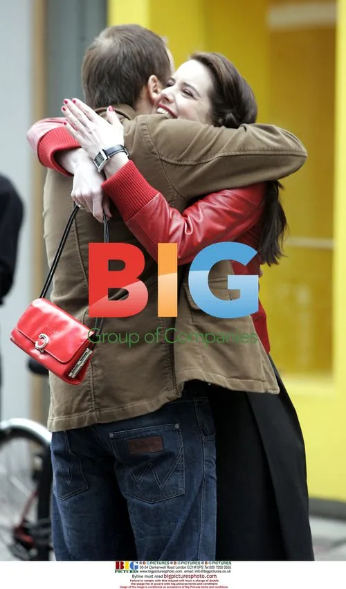 Michelle Ryan on set of new drama 'Mr Eleven'