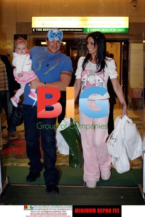 Katie Price and Peter Andre with baby Princess