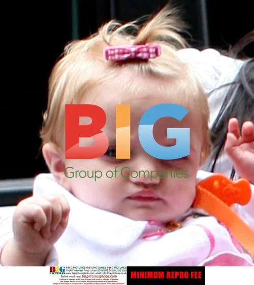 Katie Price and Peter Andre with baby Princess
