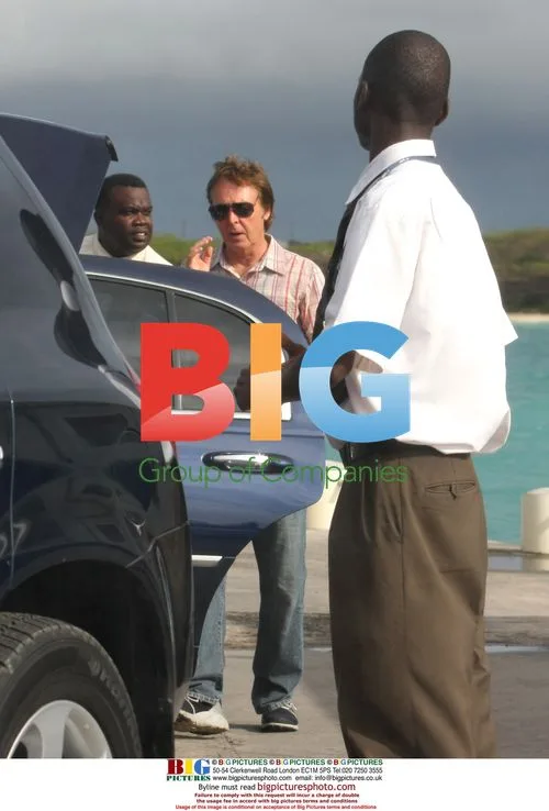 Sir Paul McCartney boarding private jet