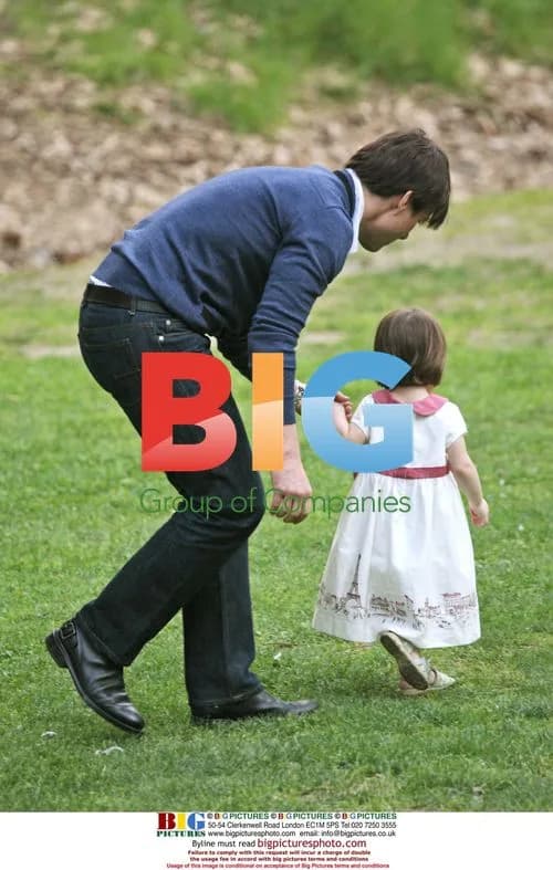 Tom Cruise and Daughter Suri at LA Park