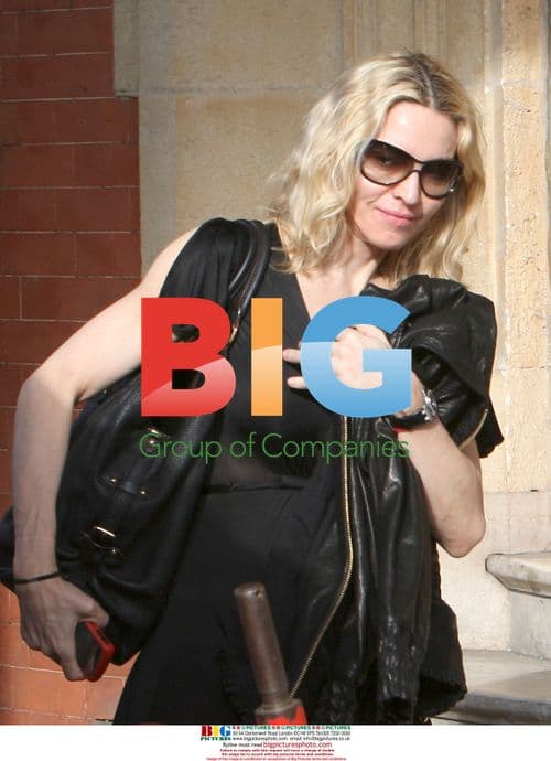 Madonna Leaving for Photoshoot in London