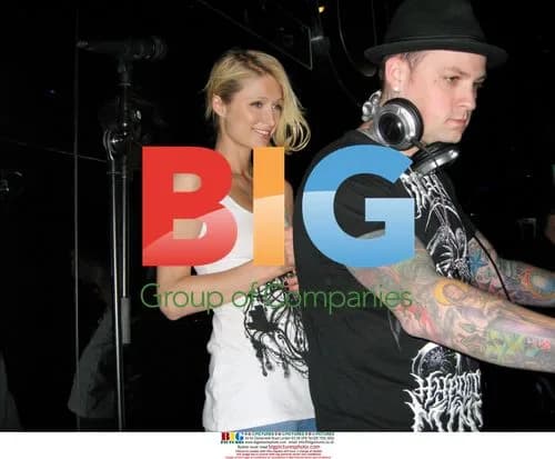 Paris Hilton and Benji Madden in Helsinki