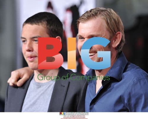 Rick Schroeder and son at "Street Kings" premiere
