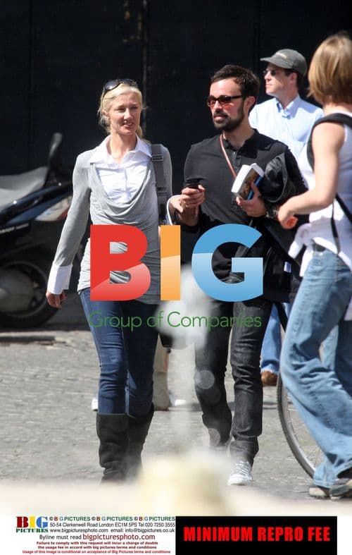 Joely Richardson and Evgeny Lebedev in Rome