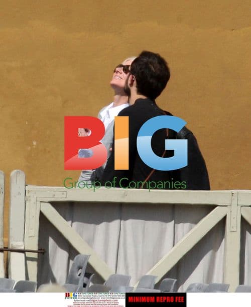 Actress Joely Richardson and Billionaire Evgeny Lebedev in Rome