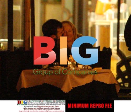 Joely Richardson and Evgeny Lebedev's Romantic Dinner