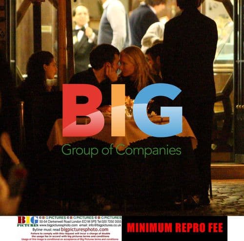 Joely Richardson and Evgeny Lebedev's Romantic Dinner in Rome