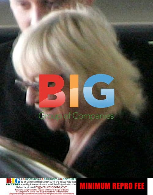 Richard Madeley and Judith Finnigan at airport