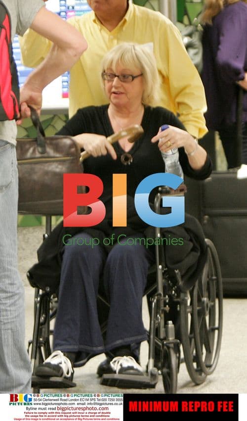 Richard Madeley and Judith Finnigan at Airport