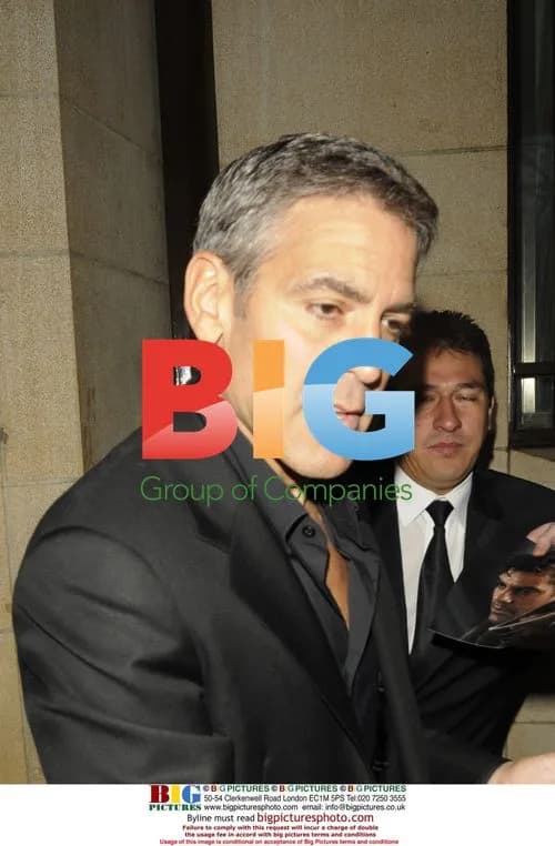 George Clooney Leaving Dorchester