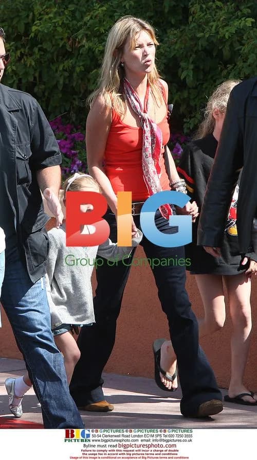 Kate Moss and Lila Grace at Universal Studios