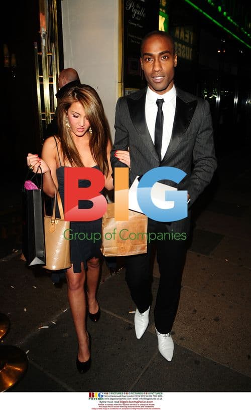 Celebrities at Pigalle Club in London
