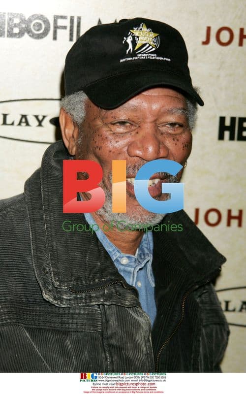 Morgan Freeman at 'John Adams' Premiere