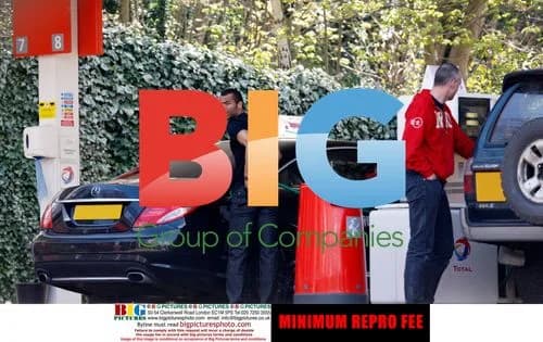 Ashley Cole at Petrol Station