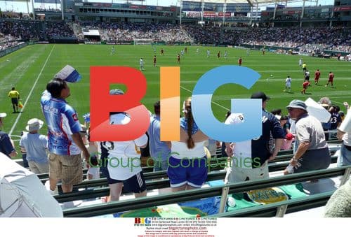 Beckham Family at LA Galaxy Soccer Match
