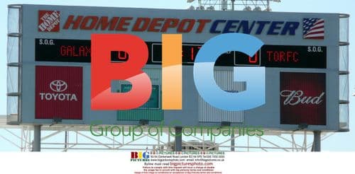 David Beckham and family at LA Galaxy game