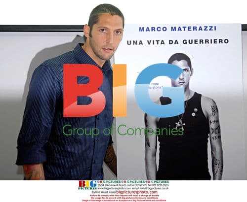 Marco Materazzi Presents Book in Milan