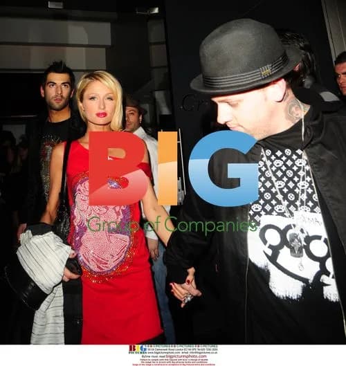 Paris Hilton and Benji Madden Leaving Party in London