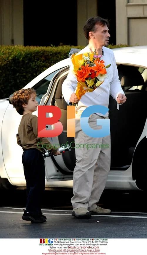 Robert Knepper and son Ben in Bel Air
