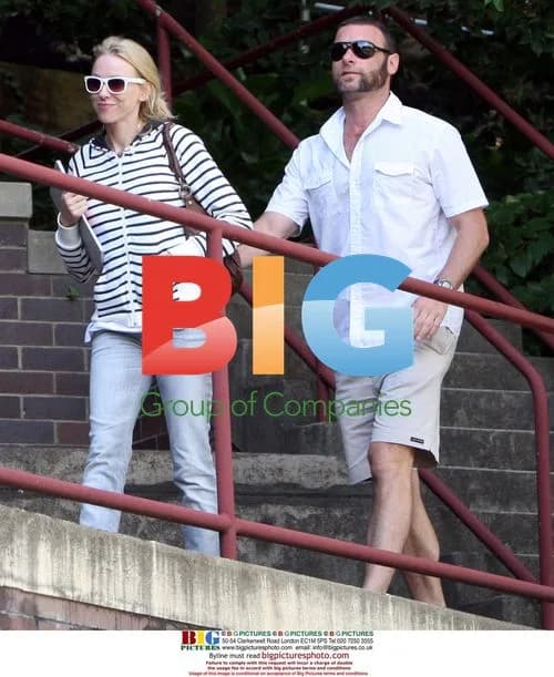 Naomi Watts and Liev Schreiber in Sydney