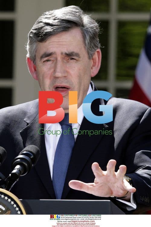 Bush and Brown Press Conference