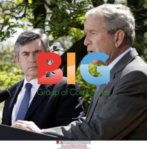 Bush and Brown Meet at White House