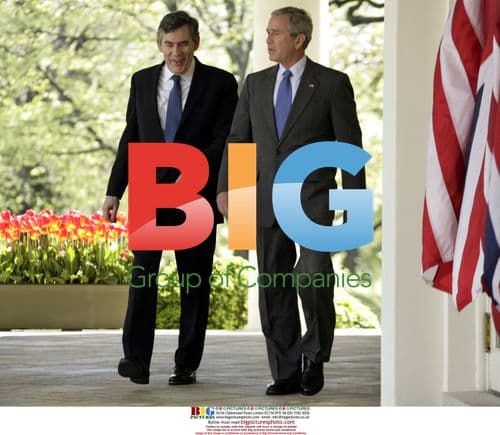 Bush and Brown Press Conference