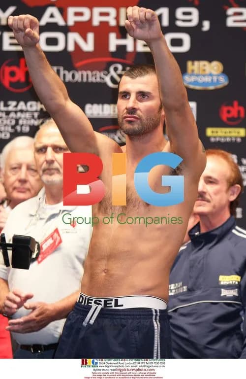Bernard Hopkins and Joe Calzaghe Face Off at Weigh-In