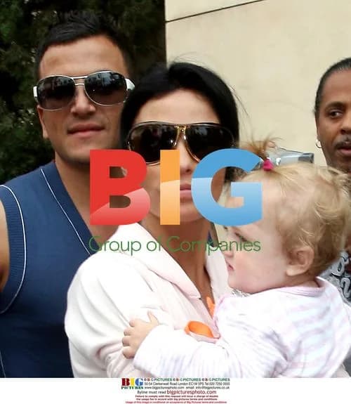 Katie Price and Peter Andre with Daughter