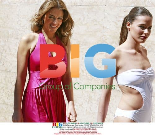 Elisabeth Hurley at Mango Swimwear Launch