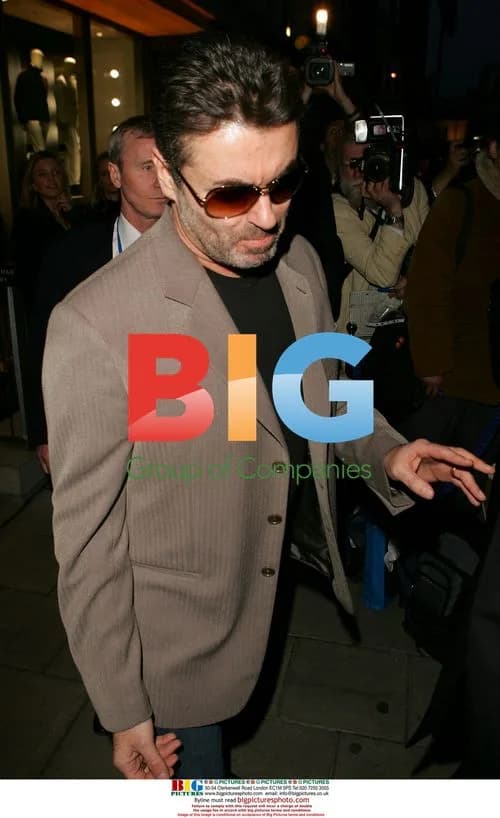 George Michael at Linda McCartney Photo Exhibit