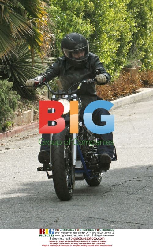 Brad Pitt Arrives at Walt Disney Studios