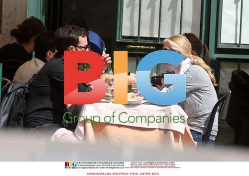 Joely Richardson and Evgeny Lebedev in Rome